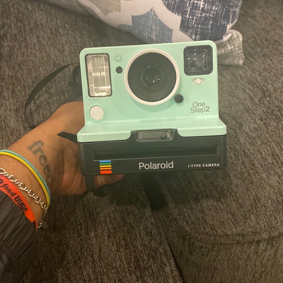 vintage polaroid camera